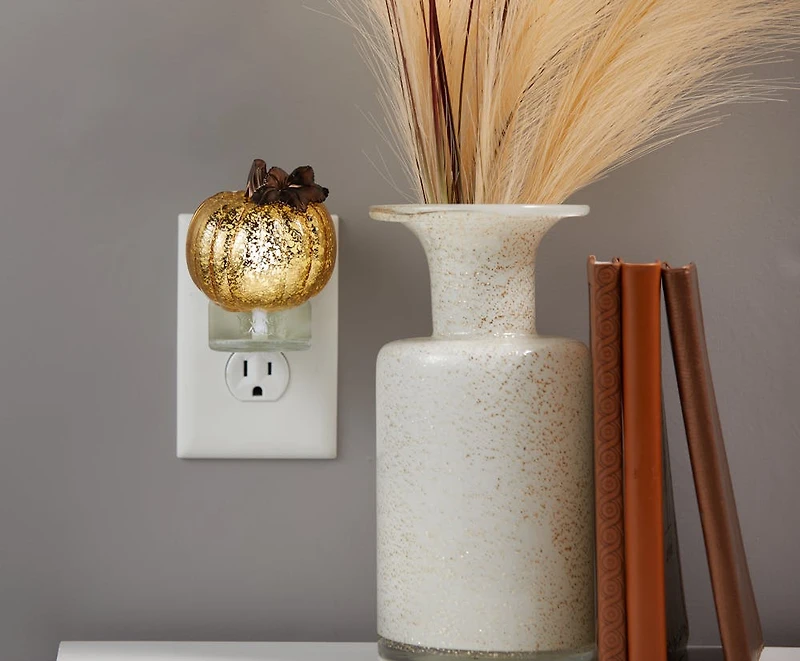 Crackle Pumpkin ScentPlug® Diffuser w/ Light