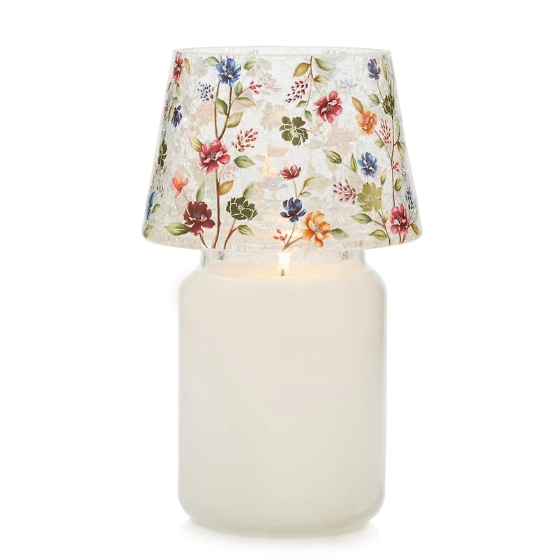 Fall Florals Glass Shade