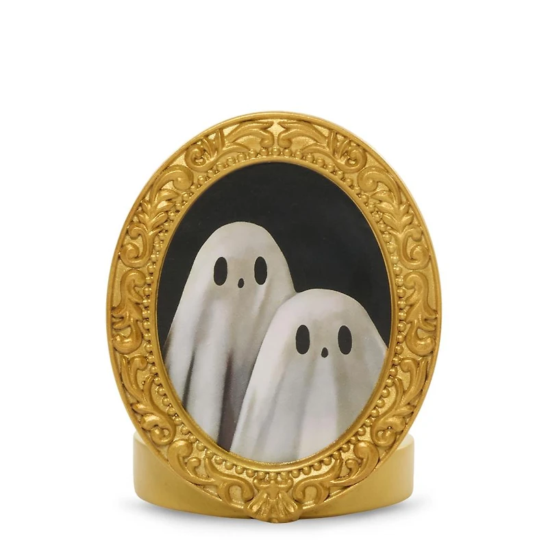 Ghost Portrait Tea Light Candle Holder