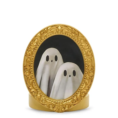 Ghost Portrait Tea Light Candle Holder