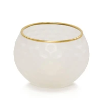 Frosted Honeycomb Tea Light Candle Holder