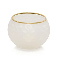 Frosted Honeycomb Tea Light Candle Holder