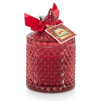 First Gift of Christmas Textured Glass Candle