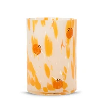 Pumpkin Painter Jar Candle Holder