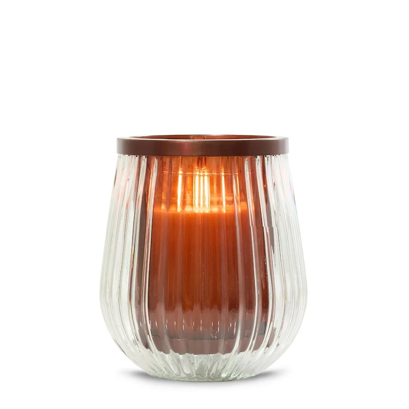 Radiant Flame Jar Candle Holder
