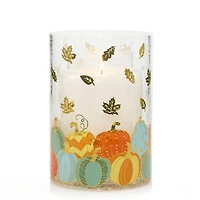 Fall Gourds Glass Holder