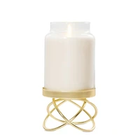 Golden Halo Candle Pedestal