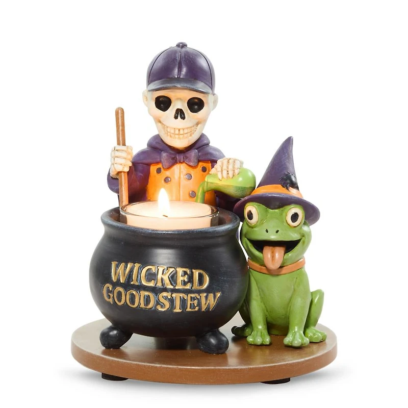 Bonebury Lane Wicked Good Tea Light Candle Holder