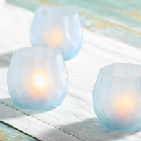 Blue Diamond Tea Light Candle Holder