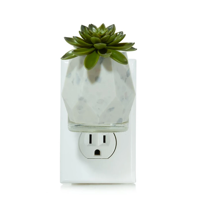 Faceted Succulent ScentPlug® Diffuser w/ Light