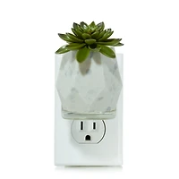 Faceted Succulent ScentPlug® Diffuser w/ Light