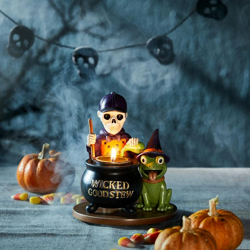 Bonebury Lane Wicked Good Tea Light Candle Holder