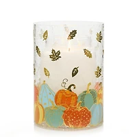 Fall Gourds Glass Holder