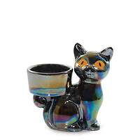 Twilight Whiskers Tea Light Candle Holder