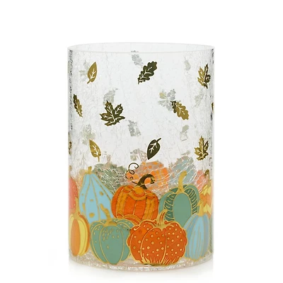 Fall Gourds Glass Holder