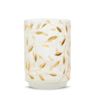 Gold Blossom Jar Candle Holder