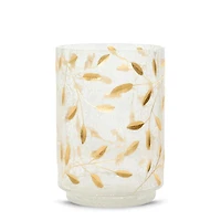 Gold Blossom Jar Candle Holder