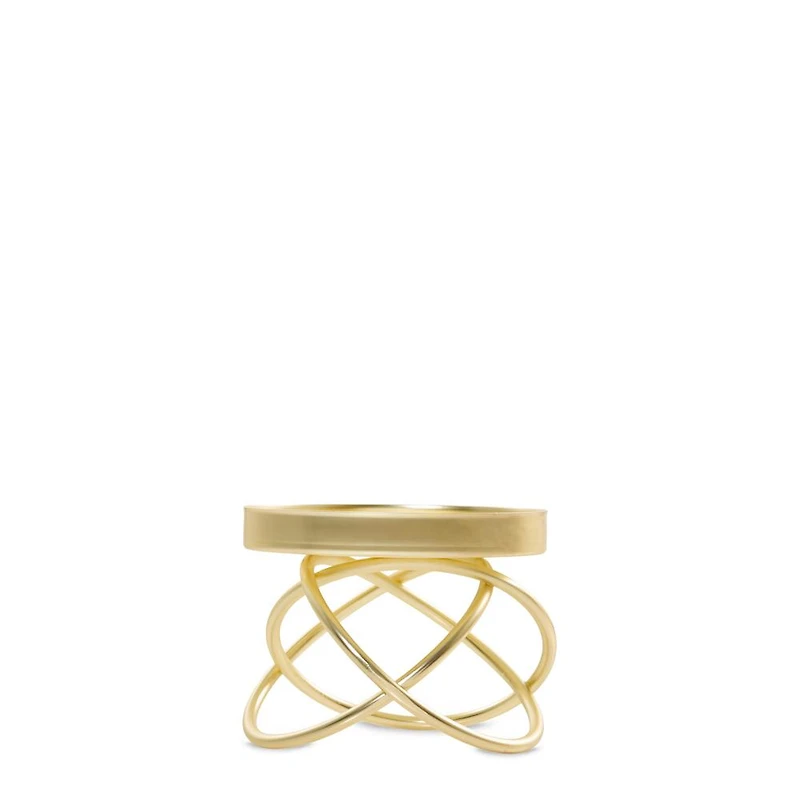 Golden Halo Candle Pedestal