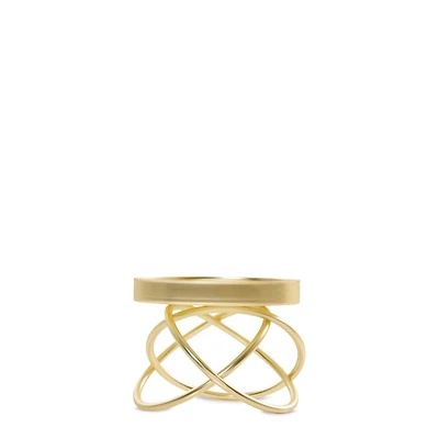 Golden Halo Candle Pedestal