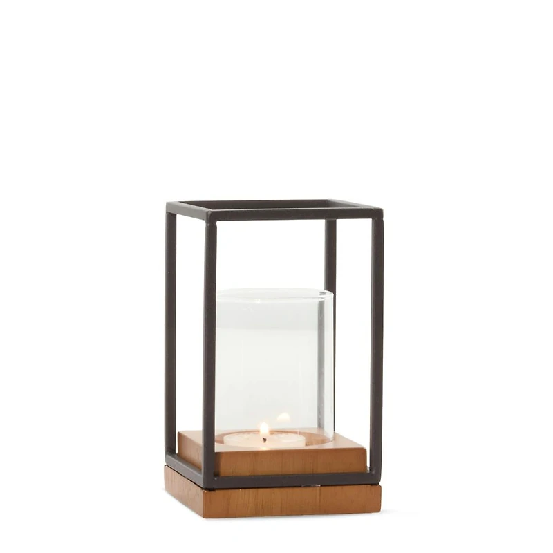 Black Edge Tea Light Candle Holder
