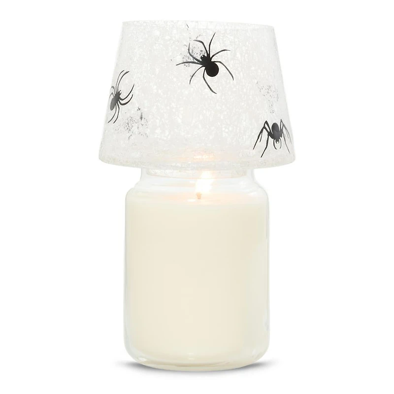Spider Web Jar Candle Shade