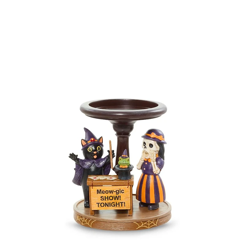 Bonebury Lane Meow-gic Show Candle Pedestal