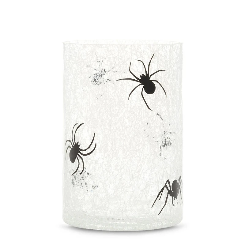 Spider Web Jar Candle Holder