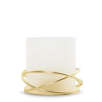 Golden Halo Tea Light Candle Holder