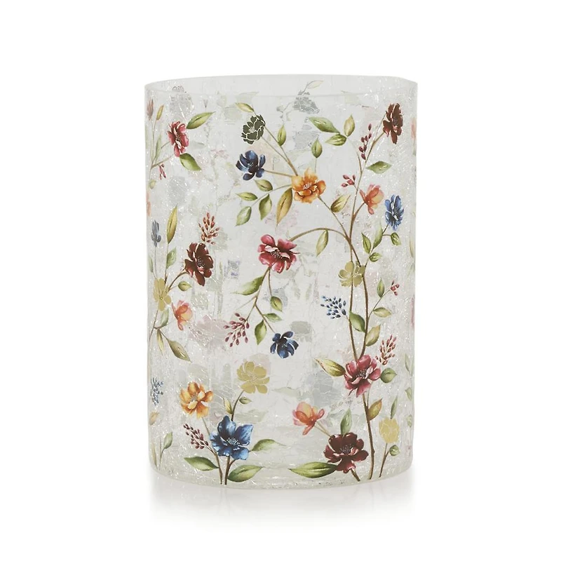 Fall Florals Glass Holder