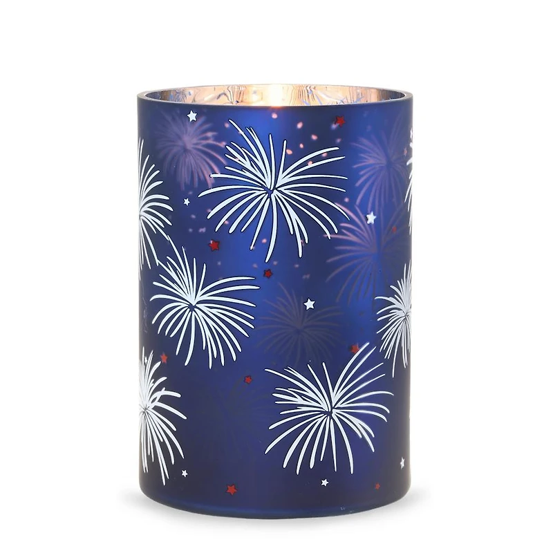 Happy Birthday, America! Jar Candle Holder
