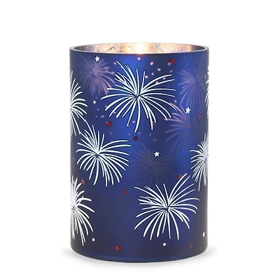 Happy Birthday, America! Jar Candle Holder