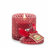 First Gift of Christmas Textured Glass Candle