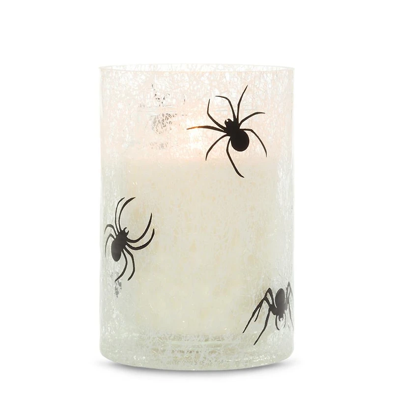 Spider Web Jar Candle Holder
