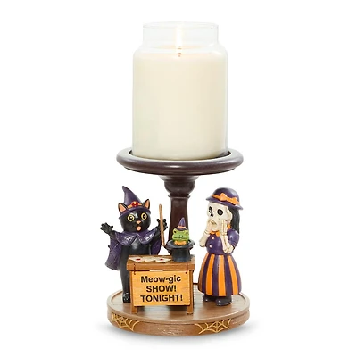 Bonebury Lane Meow-gic Show Candle Pedestal