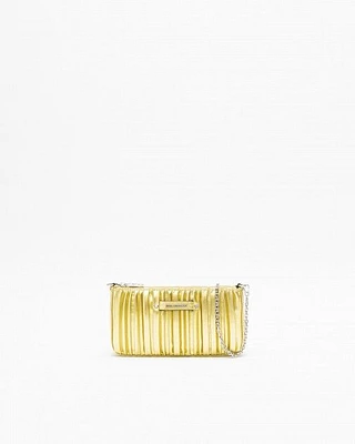 Clutch Karl Lagerfeld K/Kushion Shoulder Pouch Metal Dourado