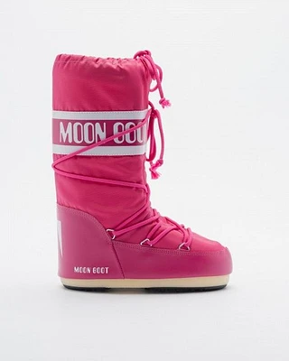 Botas Moon Boot Icon Nylon Rosa