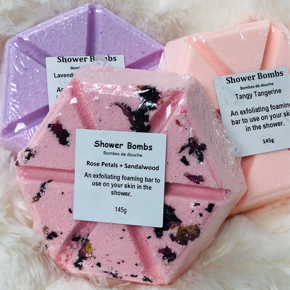 Shower bombs | Blissful Bubbles Boutique Ltd.