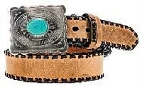 Aponi 1.5 Hooey Tan Full Grain Leather Belt