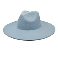 Vegan Felt Wide Brim Rancher  Hat: Olive
