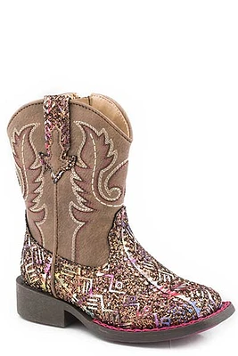 Toddler - Glitter Aztec Brown