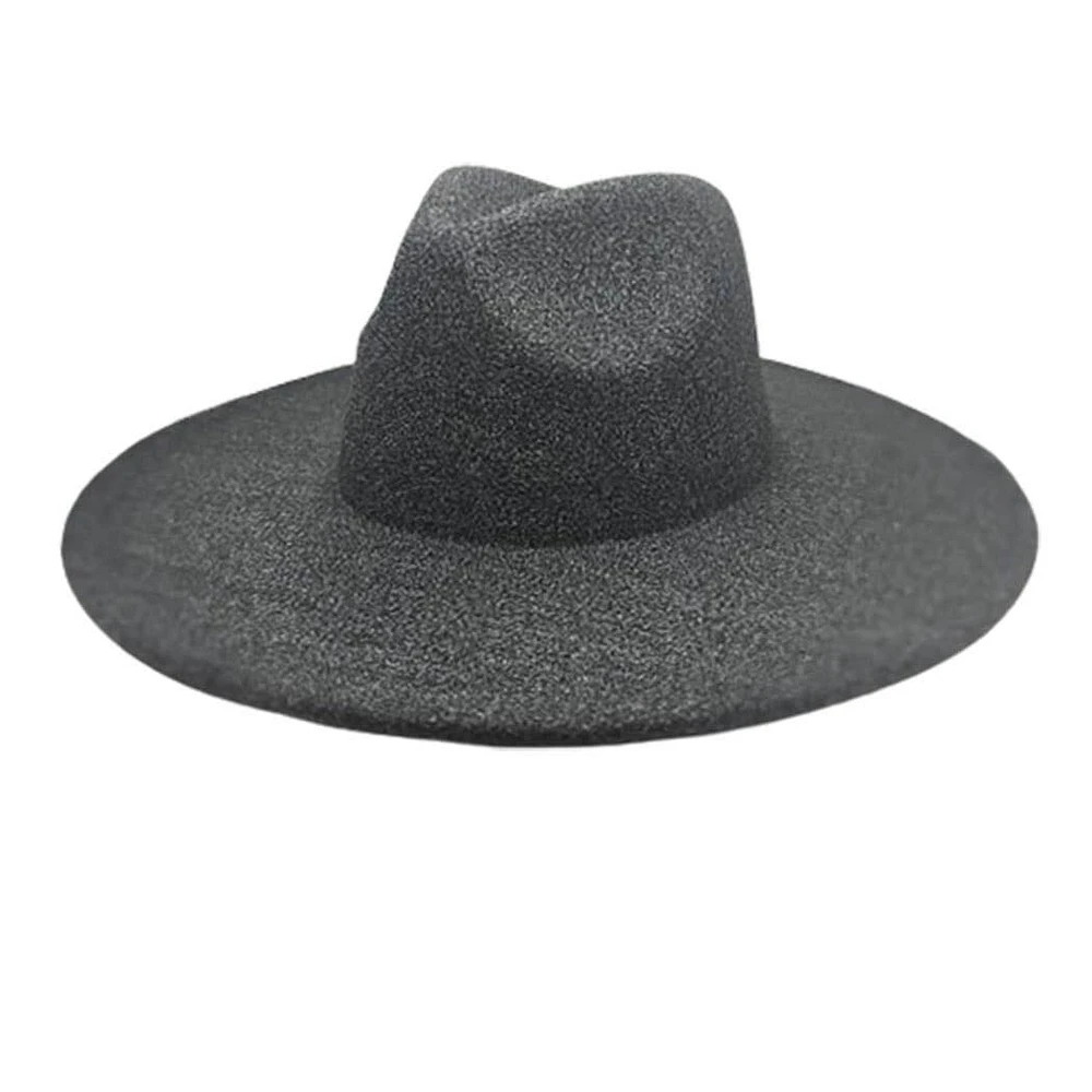 Vegan Felt Wide Brim Rancher  Hat: Olive
