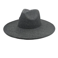 Vegan Felt Wide Brim Rancher  Hat: Olive