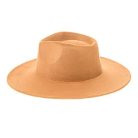 Vegan Suede Wide Brim Rancher Hat