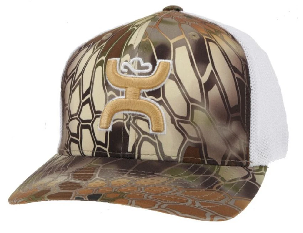 Bass Hooey Brown/White Flexfit Hat