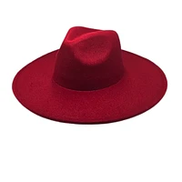 Vegan Felt Wide Brim Rancher  Hat: Olive