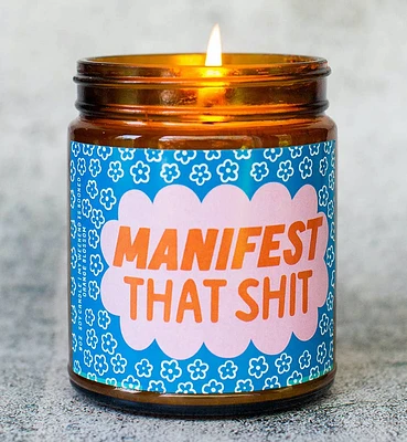 Manifest That Shit Candle - Funny Candle, Soy Candle