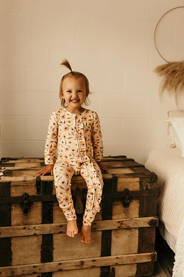Tal + Love Bamboo Romper - Wildflower