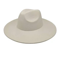 Vegan Felt Wide Brim Rancher  Hat: Olive