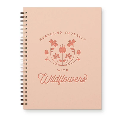 Wildflowers Journal: Lined Notebook: Seashell Cover | Papaya Ink