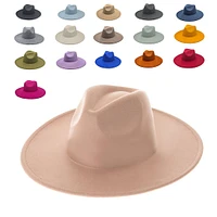 Vegan Felt Wide Brim Rancher  Hat: Olive